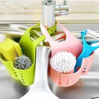 Kitchen Hanging Drain Basket Bag Portable Kitchen Basket Home