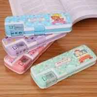 Stationery Pencil Box With Pencil Sharpener